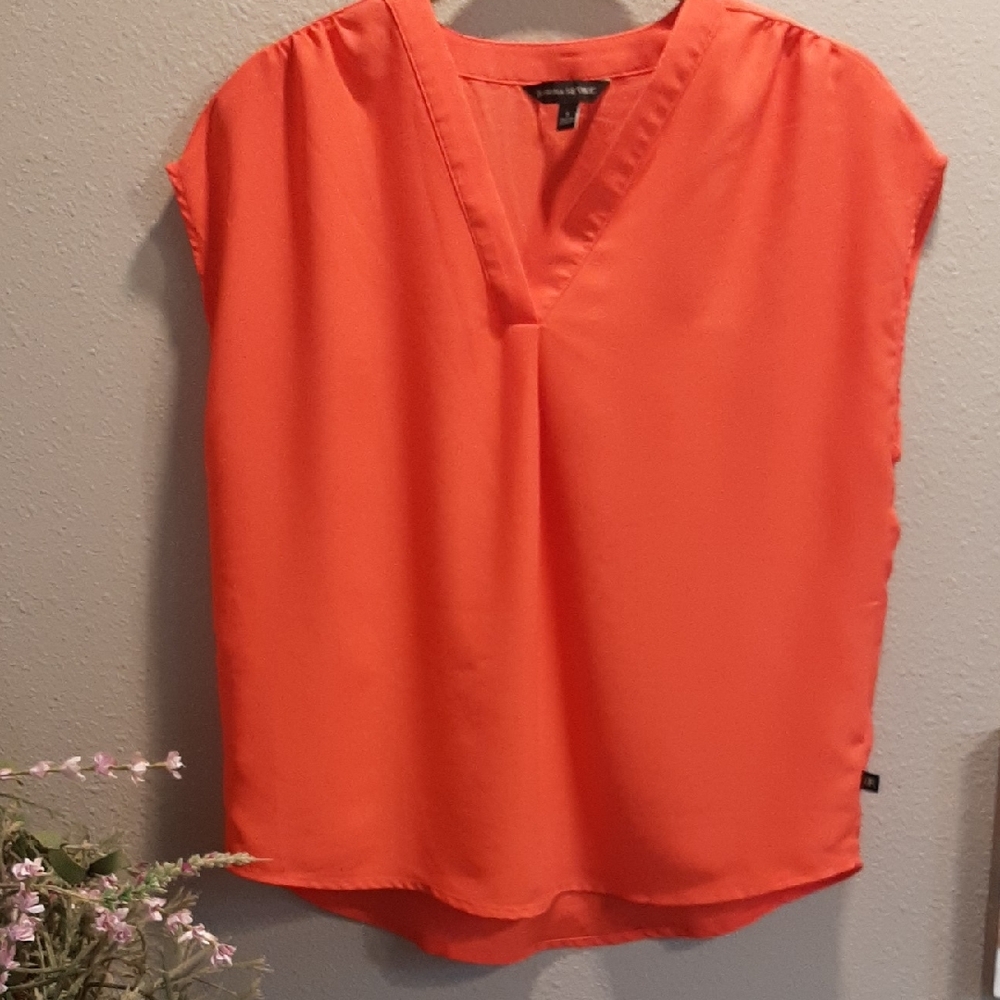 Banana Republic Size S Coral Blouse oversized fit
